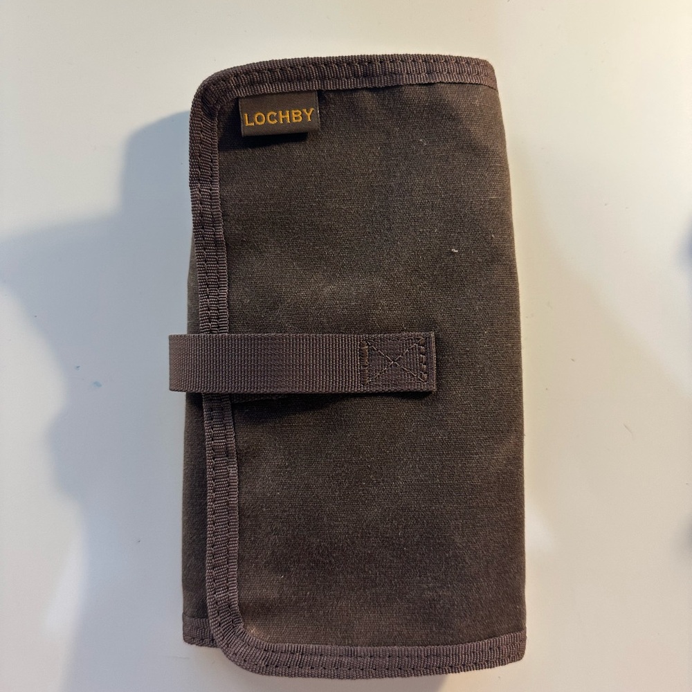 Lochby Brown Waxed Canvas Organizer